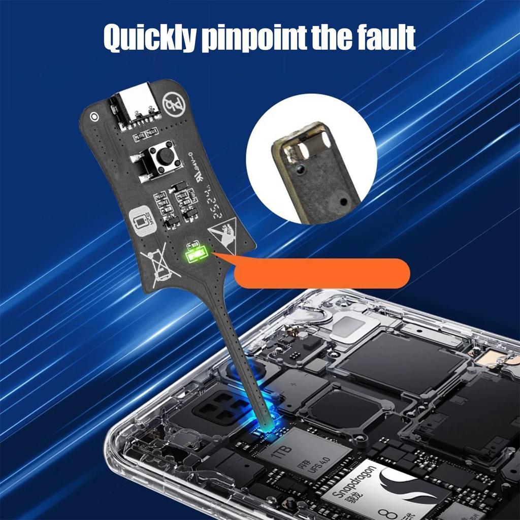 Inductance Tester Motherboard Coil Tester Inductor Detector Repair Tool Electromagnetic Induction Quick Fault Check Tool