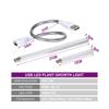 DC5V USB Full Spectrum Grow Light 3W 14LEDs 5W 27LEDs Гибкая лампа для выращивания растений Красный Синий USB Фитосветильник для комнатных цветов