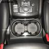 Для Mazda CX5 CX-5 KF 2017- 2024 Отделка крышки подстаканника из углеродного волокна Рамка для бутылки с водой Аксессуары для интерьера Стайлинг автомобиля