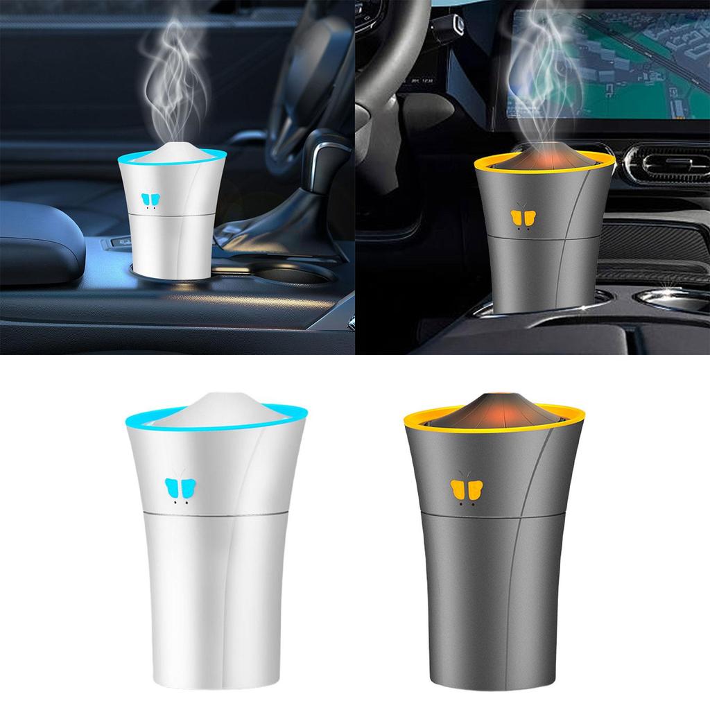 Car Humidifier Diffuser Quiet Colorful Light Portable Quick Humidification Car Diffuser for Sleeping Apartment Dorm Home Office