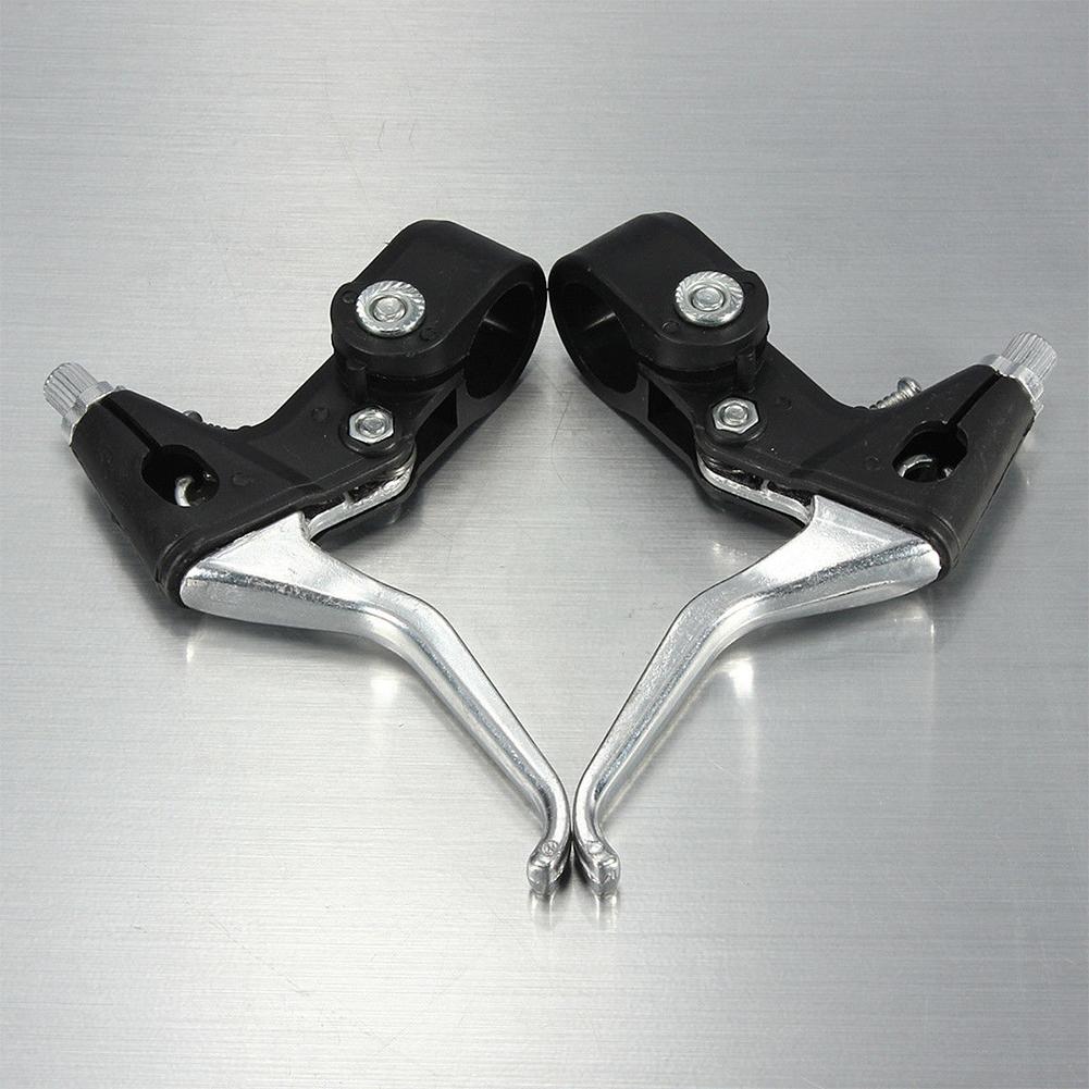 1 Pair Aluminium Alloy MTB Road Bike Handle Hand Brake Lever Caliper Gear Levers Universal