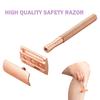 Классическая двухлезвийная безопасная бритва для бритья мужчин и удаления волос у женщин, ручная бритва со сменными лезвиями и держателями