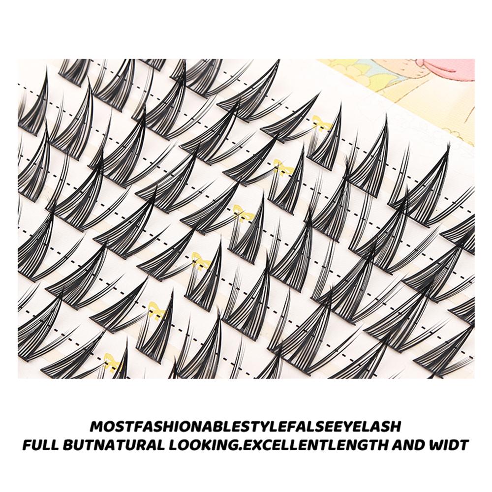 Редкие пучки ресниц манга, натуральные аниме, отдельные ресницы, 60/100 шт., пучки ресниц феи
