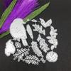 Bird Leaf Metal Cutting Dies DIY Craft Carbon Steel Embossing Template Stencil Paper Scrapbooking for Card Die Cuts Mold