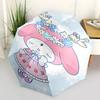1pc My Melody Automatic Opening Folding Umbrella - Portable 3-Fold Design with Iron Frame, Perfect for Festivals, Travel, Daily Use, and Gifts.D076