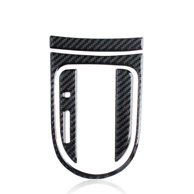 Наклейки на рамку панели переключения передач из углеродного волокна для Ford Mustang 2015-автомобильные аксессуары, автомобильные наклейки