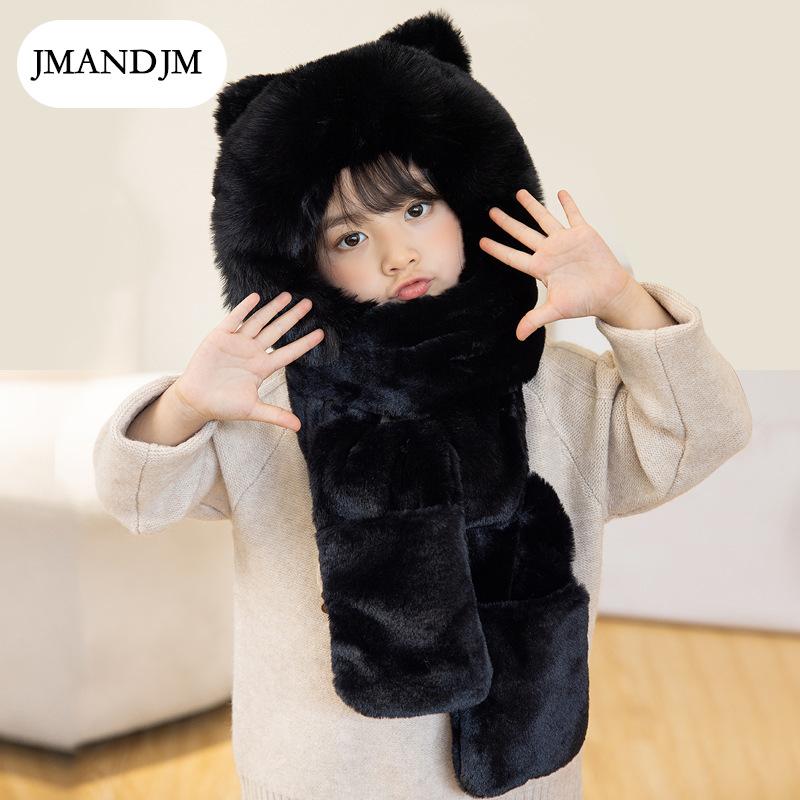 Зимние мужские и женские шапки, шарфы и перчатки, встроенная шапка-свитер, флисовые теплые наушники, вязаная шерстяная шапка