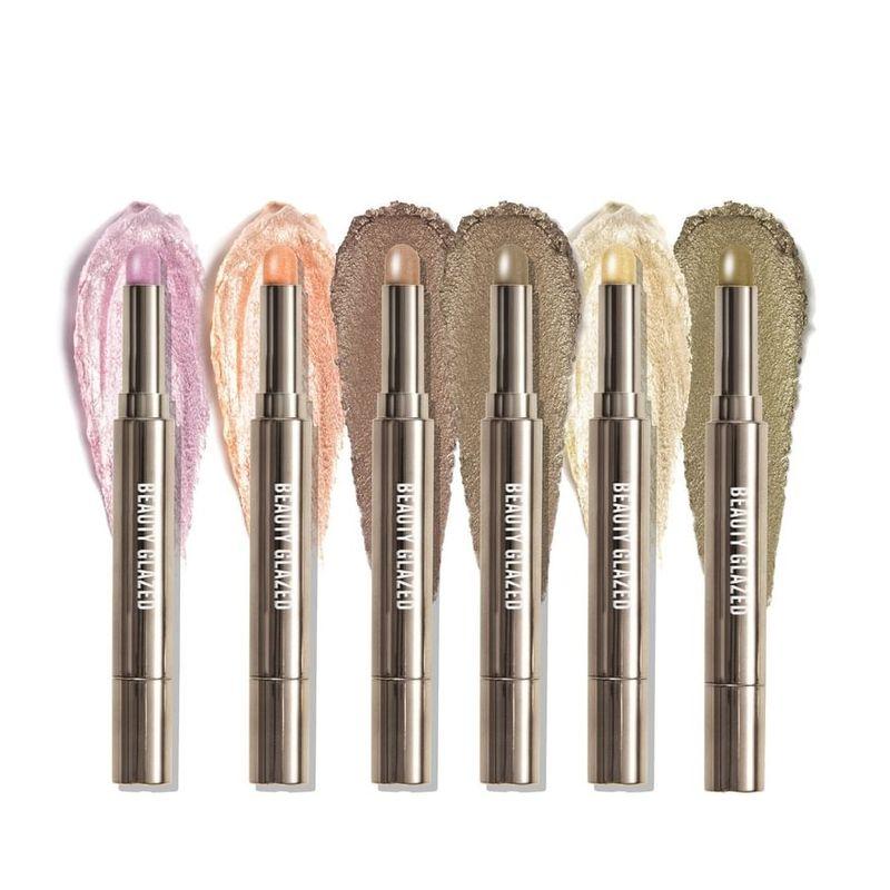 BEAUTY GLAZED - 2 в 1 Двусторонний стик для теней + растушевка - 10 цветов