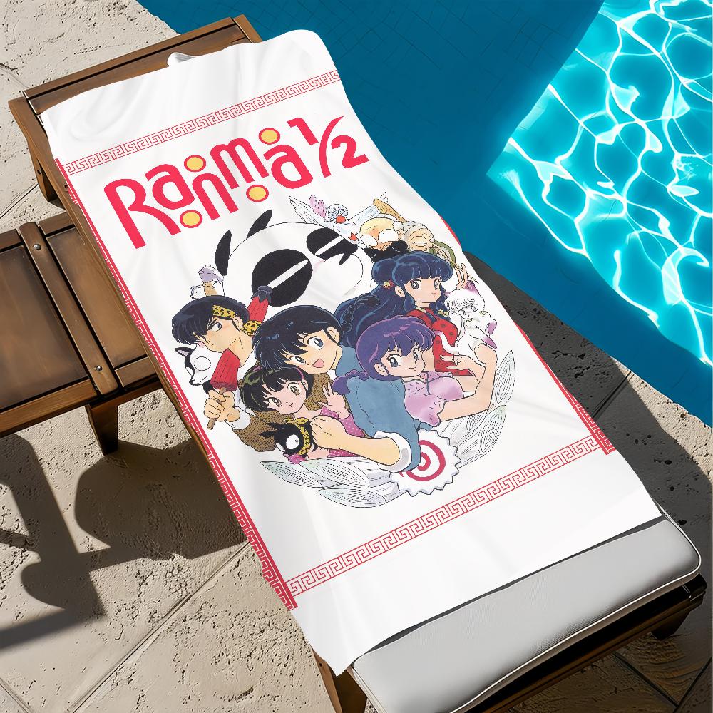 R-ranma-a аниме милое Полотенце Пляжное Быстросохнущее Мягкое Бассейн Полотенца Подарок для Путешествий Спортзал Душ Кемпинг спорт