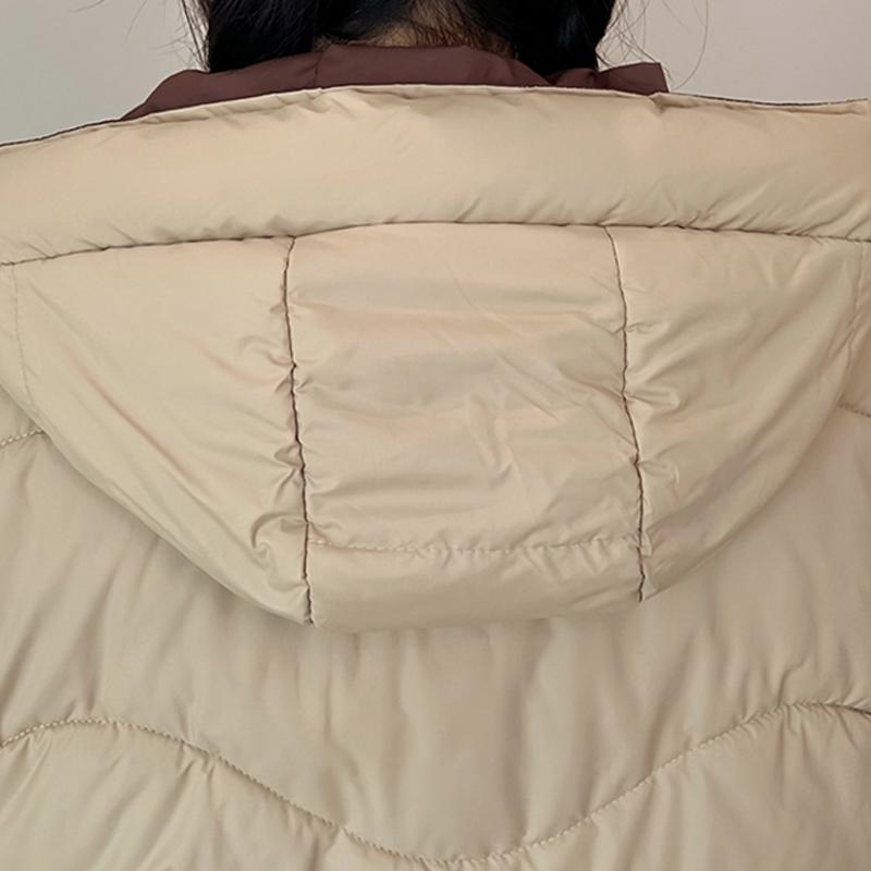 Модный зимний жилет без рукавов для женщин, теплый, верхняя одежда, с капюшоном, повседневный, толстый, женские куртки