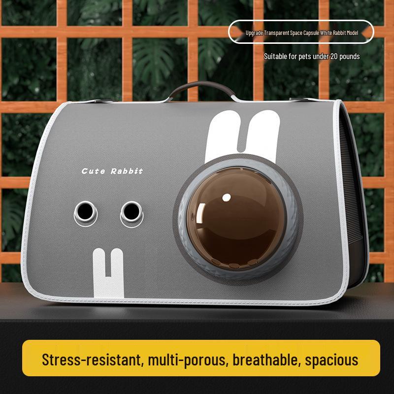 Портативный рюкзак для кошек с прозрачным куполом для путешествий
