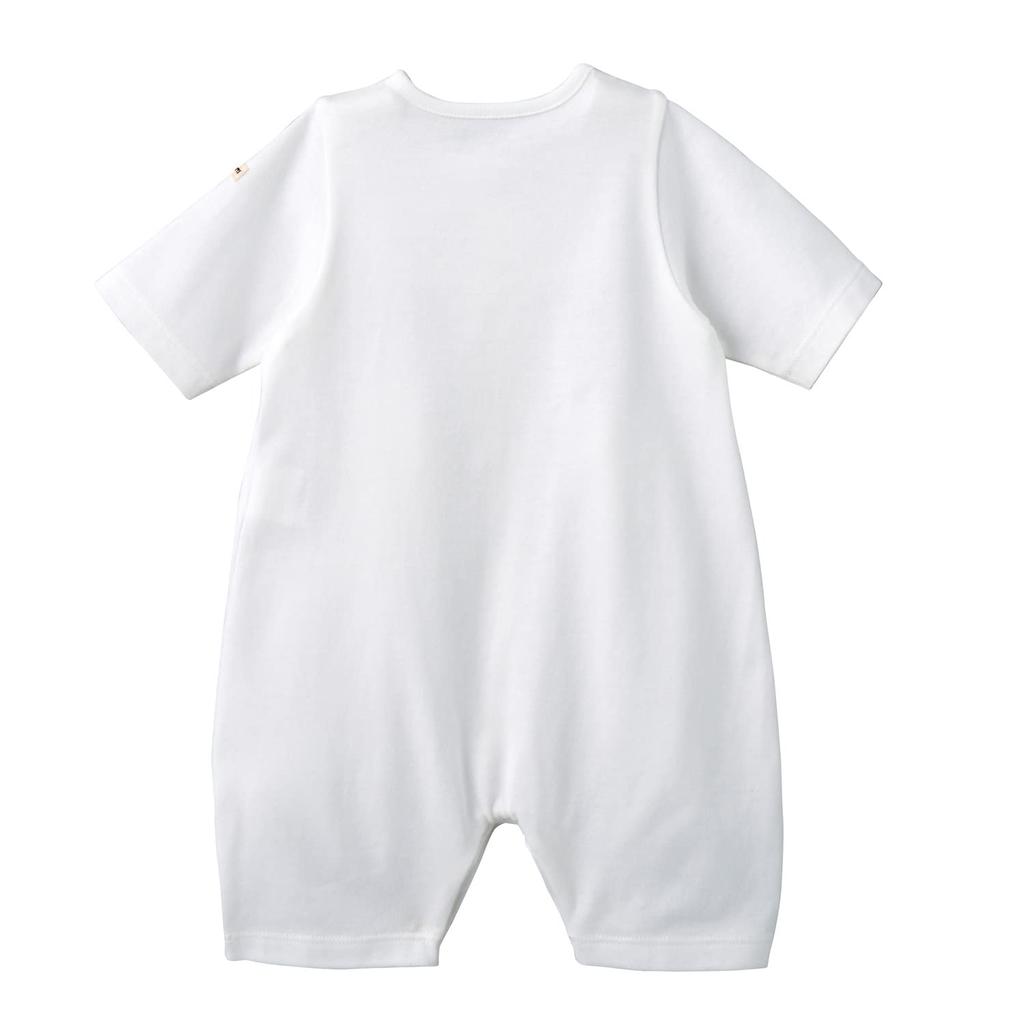 MIKIHOUSE HOT BISCUITS and Size 50 Pre-Owned Boys' Girls' Kids' Clothing, White, (50-60cm), 72-1202-493