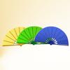 Solid Color Folding Fan Chinese Style Kung Fu Dance Performance Handheld Fan Portable Summer Cooling Fan Decoration Party Accessories