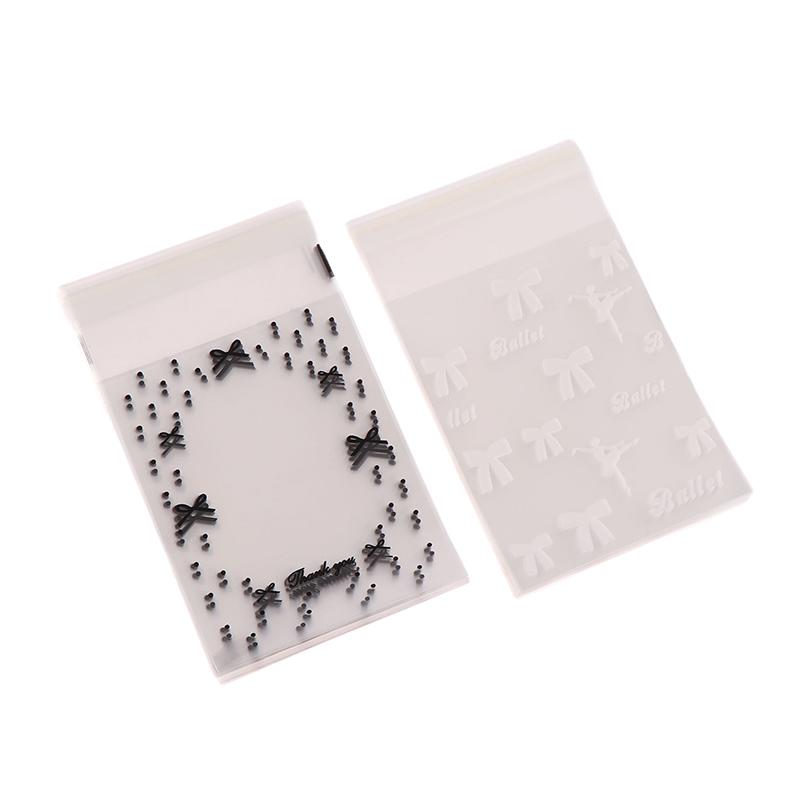 50 шт./упак. прозрачные чехлы для фотокарточек, самоклеящиеся чехлы для карточек Idol, пакет для упаковки фотографий, самозапечатывающийся пакет, подарочный протектор для маленьких карточек