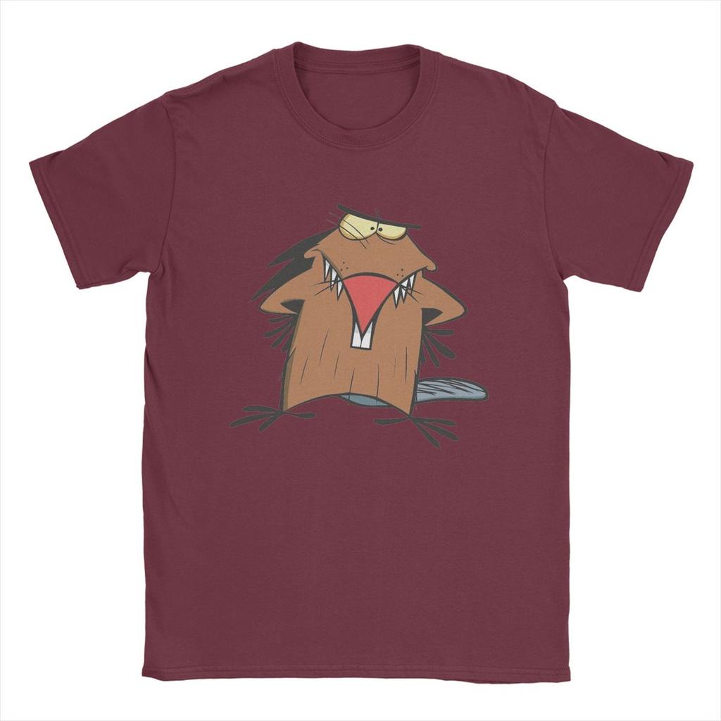 Винтажная футболка Angry Beavers для мужчин, с круглым вырезом, 100% хлопок, футболки с коротким рукавом, идея для подарка, топы