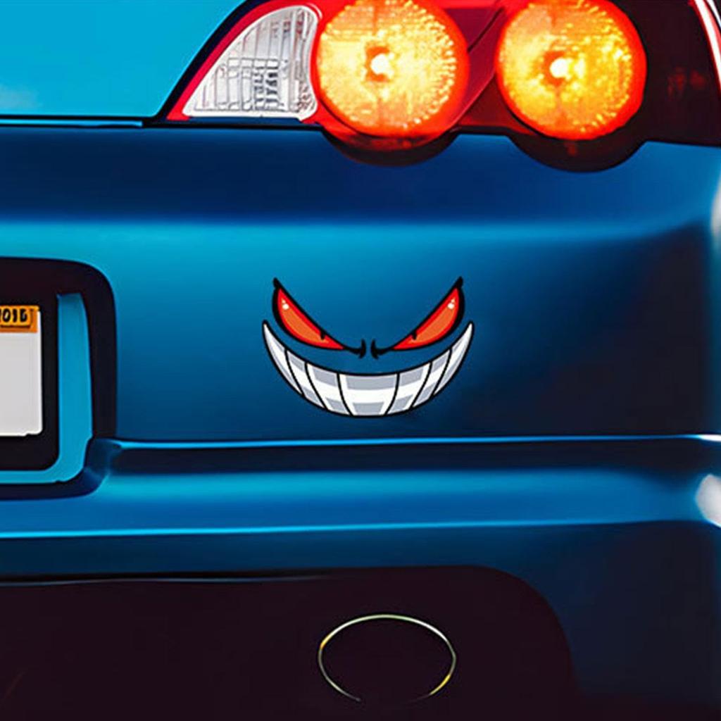 Reflective Car Decal,Car Sticker Decal Car Sticker | Removable Sticker Decal, Waterproof Car Exterior Sticker for Car, Laptop, Motorcycle, Helmet