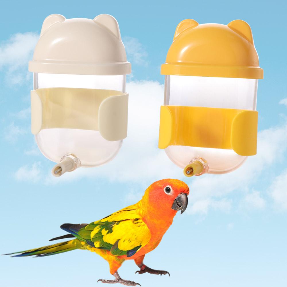Transparent Automatic Bird Water Dispenser Leak-proof Pet Bird Water Kettle Cockatiels