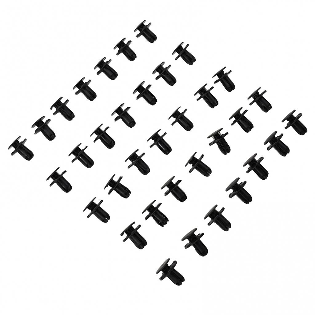 10x фиксаторов 86590-28000 865952T500 черный диаметр головки 18 мм