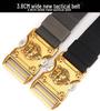 Пряжка для тренировок Внутренний плетеный тактический нейлоновый ремень - для активного отдыха на открытом воздухе с быстросъемным ремнем