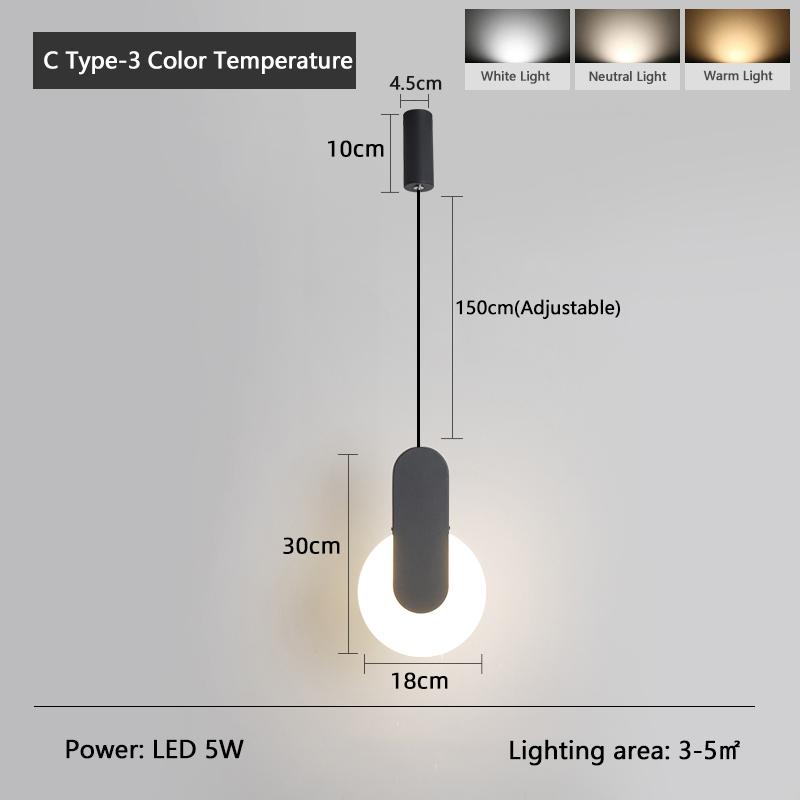 Современный высокий потолочный светодиодный подвесной светильник для прикроватного освещения гостиной, дизайн подвесного светильника с длинным кабелем