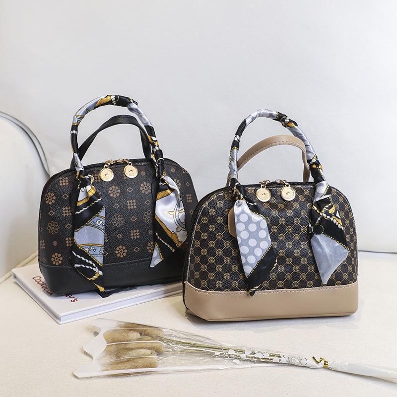 Новая сумка-ракушка с принтом Женская сумка через плечо Сумка