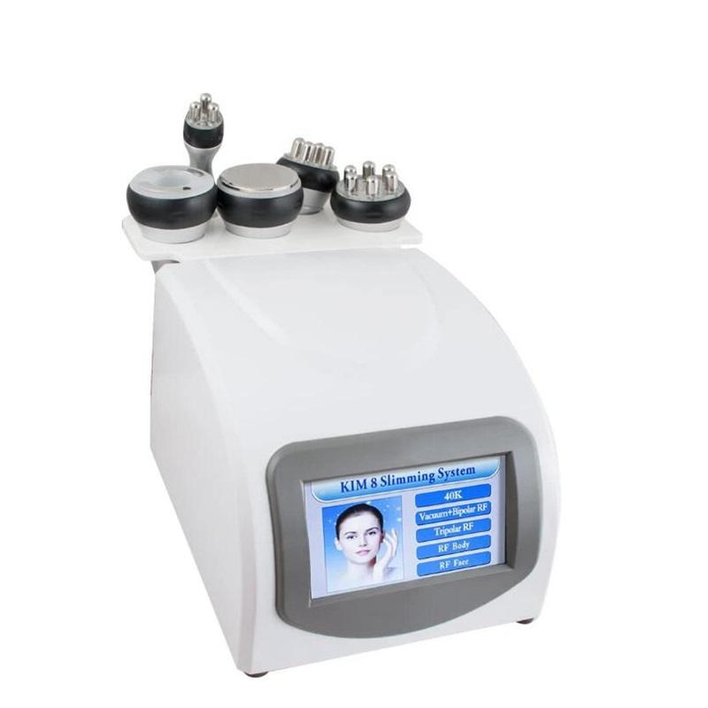 5 In 1 Vacuum Ultrasonic Cavitation Radio Frequency Multipolar RF Body Slimming Machine Skin Lifting Tighten Anti-Wrinkle Device