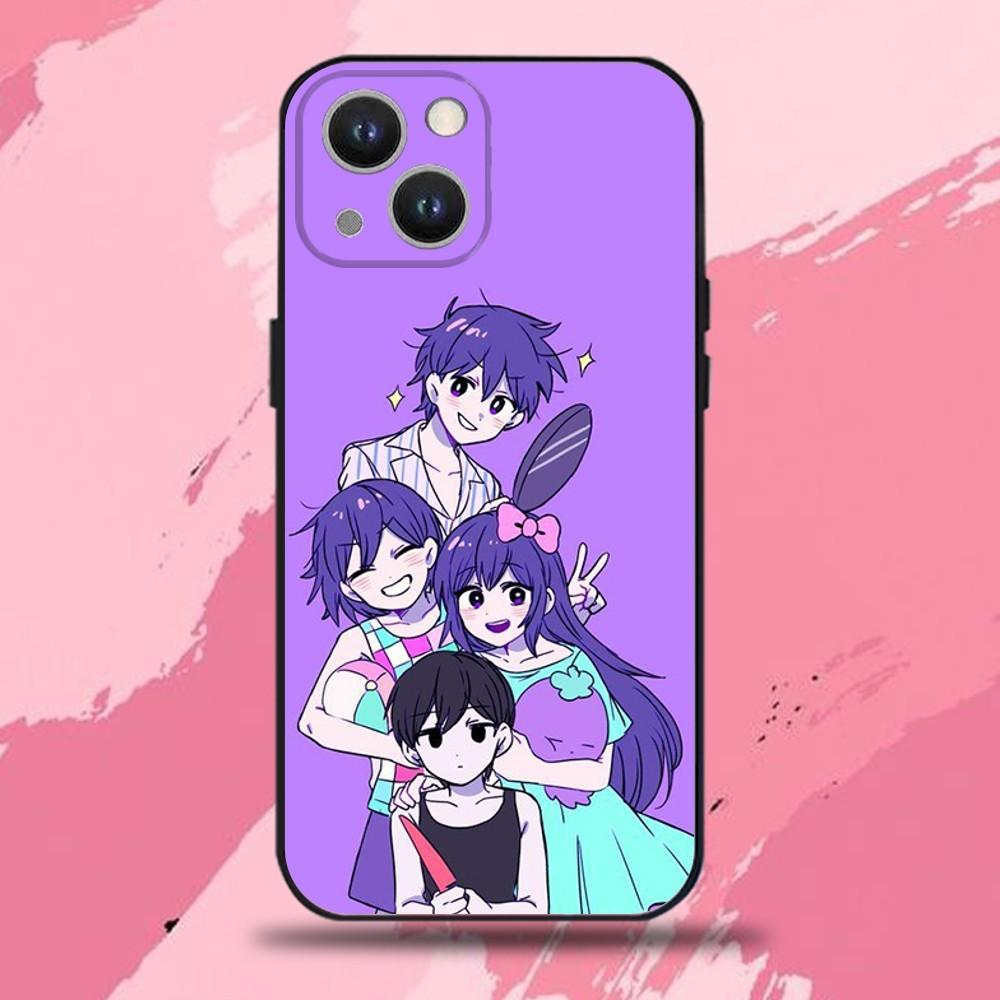 Чехол для телефона O-Omori Game для iPhone 16,15,14,13,12,11 Plus,Pro Max,XS,X,XR,SE,Mini,8,7, Мягкий силиконовый черный чехол