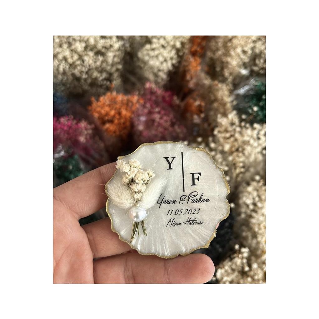 Эпоксидный магнит, 20 штук, обещание, помолвка, свадьба, хна, свадебный подарок, сувенир из Корана, обрезание, мевлют