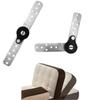 Furniture Angle Adjuster Mechanism Hinge Lift Up Fixed Connector Sofa Headrest Hinge Folding Support Bed Bedding Ratchet