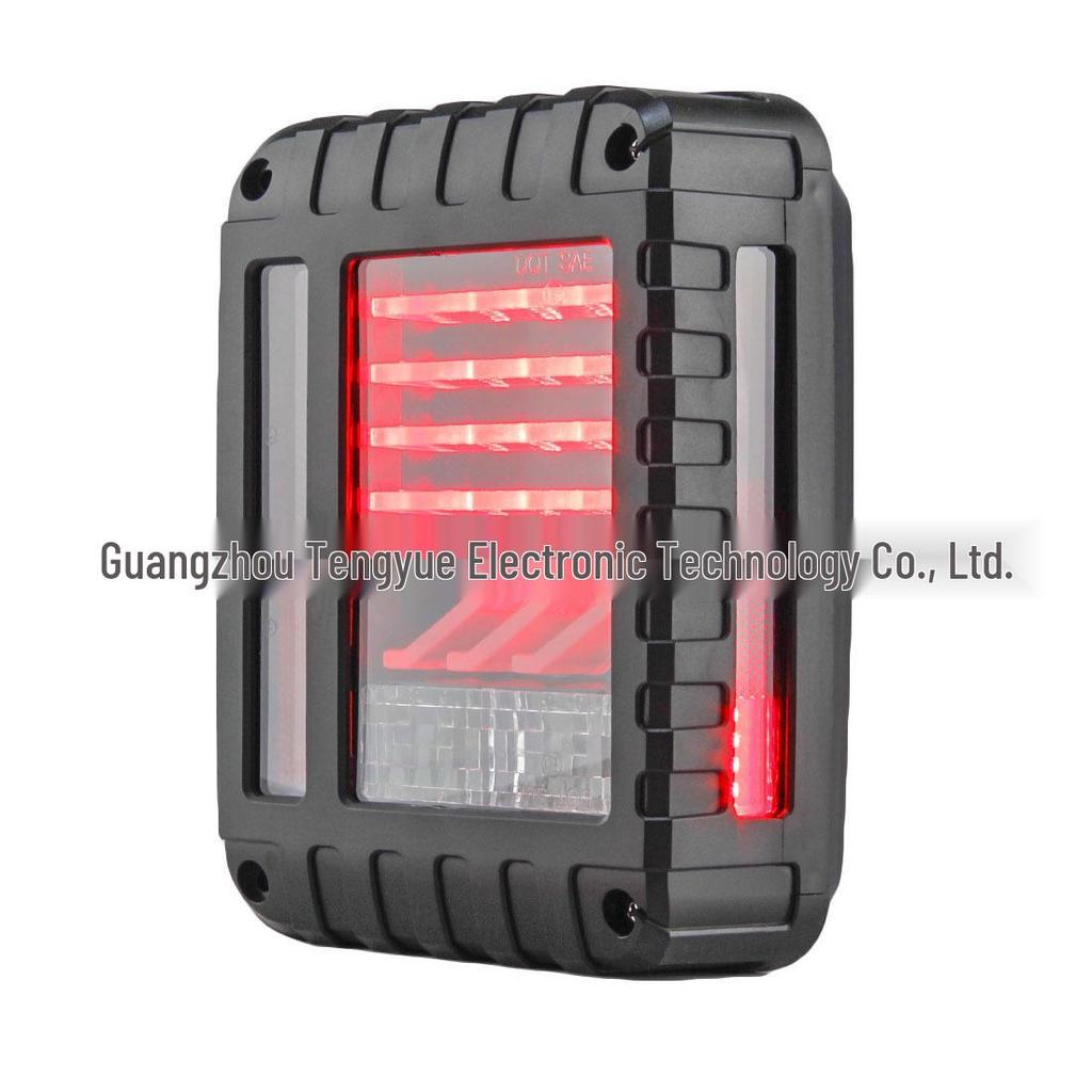 Jeep Wrangler Arrow LED Taillights: Brake & Turn Signal Lights (US Version)