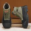 Модные мужские рабочие ботинки, нескользящие, износостойкие, водонепроницаемые, сохраняющие тепло, красивые и модные меховые мужские ботинки