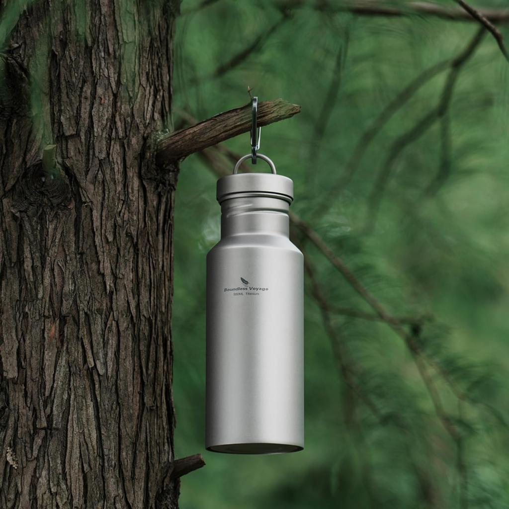 Boundless Voyage Кружка Titanium Water Ultra Direct Wide Water Climbing Mug Bonfire 3 включает в себя крышку бутылки, легкую, питьевую, для рта, бутылку,