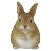Ubia Crouching Chubby Rabbit, 13 X 10.7 X 16 Cm, Doll Figurine, Animal Ornament, Garden Decor, Realistic, Cute Rabbit, H17505