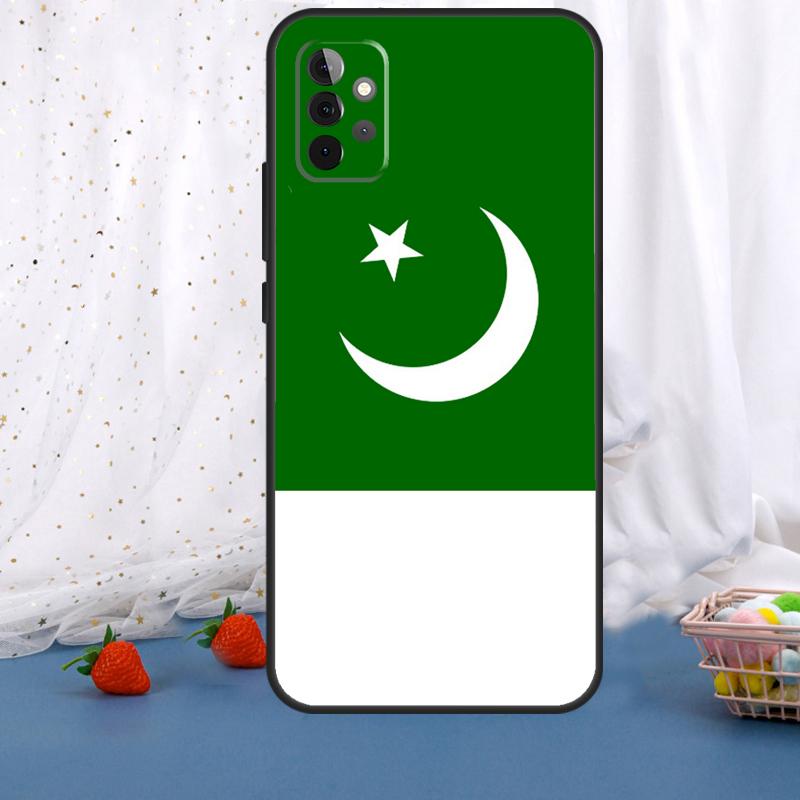 Флаг Пакистана для Samsung Galaxy A36 A26 A16 A05 A06 A54 A34 A14 A22 A32 A52 A55 A35 A15 A53 A13 A56 Чехол
