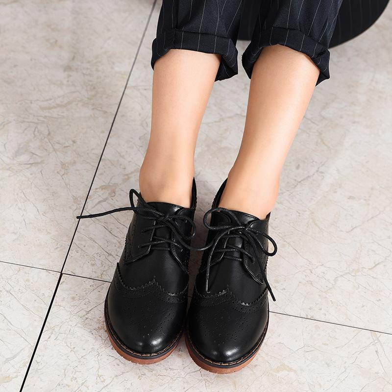 Модные туфли броги оксфорды больших размеров 34-43 женские лоферы новая весна 2025 модная женская обувь sapatos femininos sapatilhas zapatos mujer