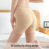 High Waist Ice Silk Seamless Safety Shorts with Tummy Control - Plus Size Women's Anti-Exposure Base Shorts