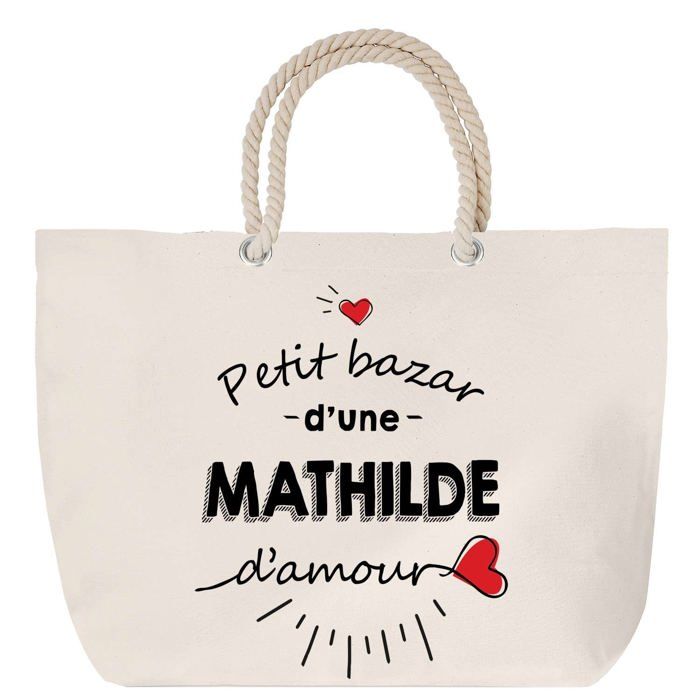 Sac de plage - PLANETEE - Grand anse corde - Coton - Multicolore - Imprimé France