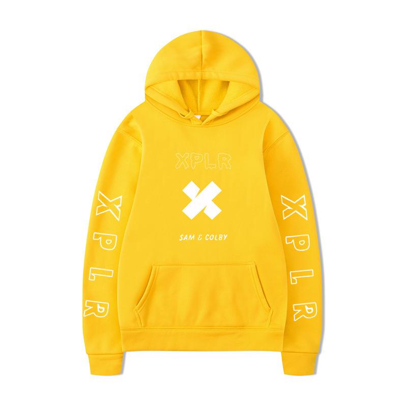 Autumn Winter Sam and Colby Printed Men's Hoodie Brand Hoody Clothes Vintage Fashion Casual Unisex Long Sleeve Pullovers