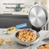Liven LR-B3196 1800W Double-Sided Electric Griddle with Deep Stainless Steel Non-Stick Pan CN plug (adapter included)