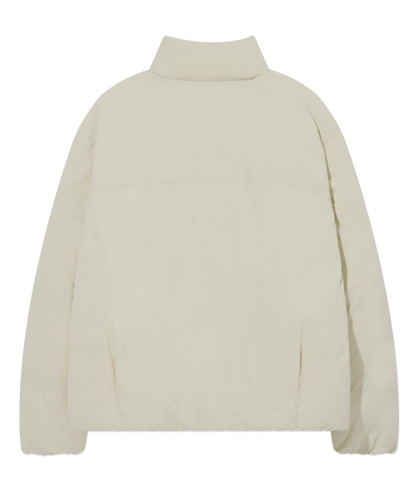 Covernat Non-Quilted Short Puffer Ecru