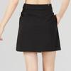 Puma Однотонная дышащая повседневная юбка на шнуровке для бега, фитнеса и тренировок, женская юбка черного цвета 677126-01