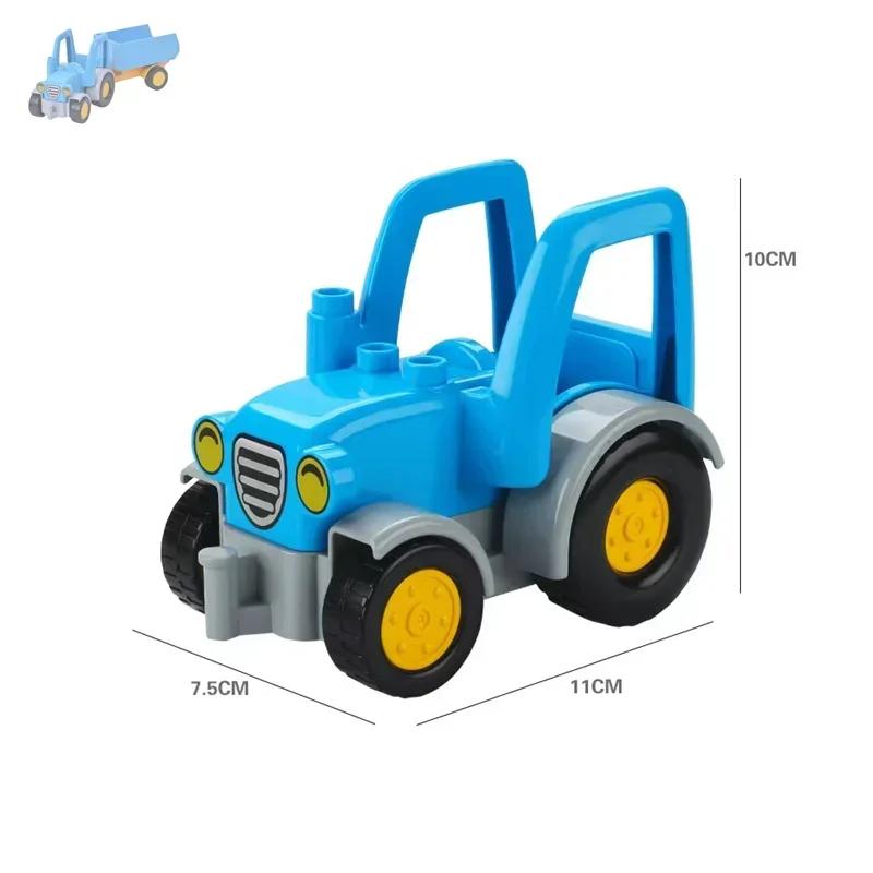 Большие строительные блоки Аксессуары Совместимые Большие кирпичи Дети Дети Грузовик Машина Автобус Серия Городское движение Сборка Развивающая игрушка