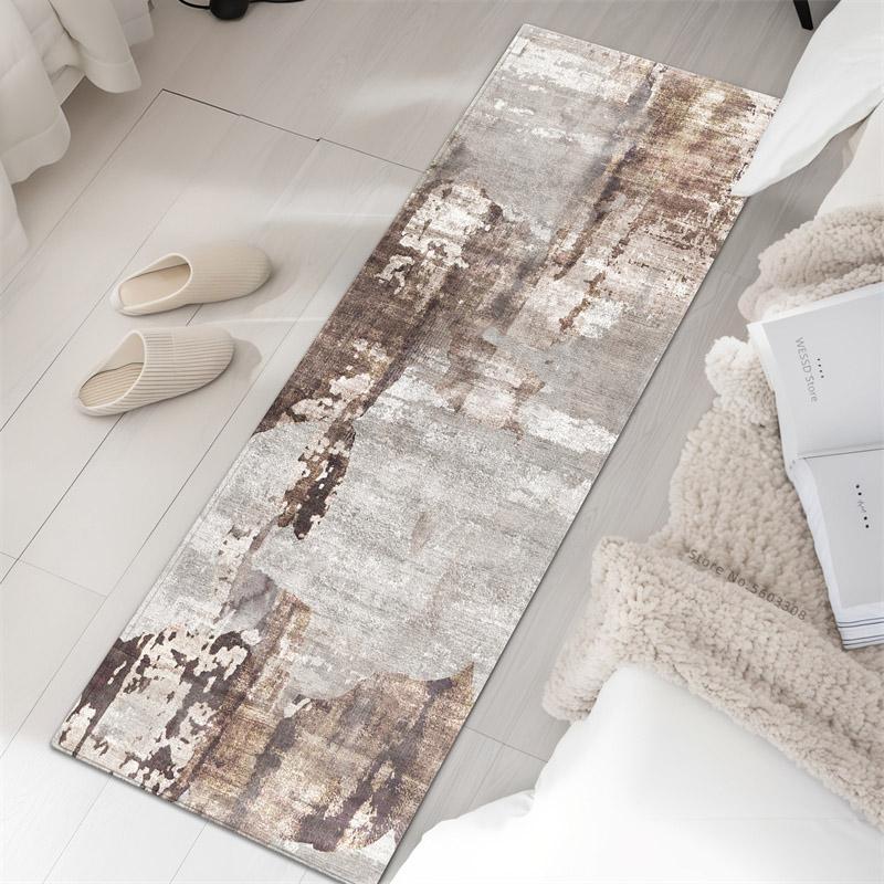 Modern Abstract Rugs For Bedroom Bedside Mat Soft Sponge Floor Mat For Kitchen Washable Bathroom Rug Hallway Mat