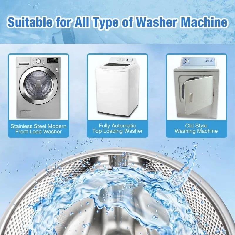 Washing Machine Cleaner Tablets for Deep Cleaning of Washing Bucket Instant Neutralization of Odors No Residue Compact Household