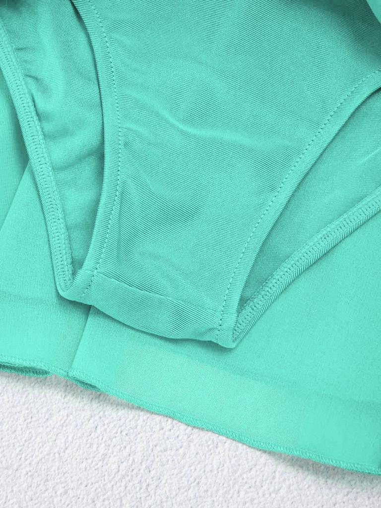 Girls Sparkly Sequined Dance Dress Sleeveless Round Neck Patchwork Hollow Back Design for Ice Skating