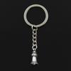 Fashion 30mm Key Ring Metal Key Chain Keychain Jewelry Antique Plated Castle Lighthouse 20x9mm Pendant
