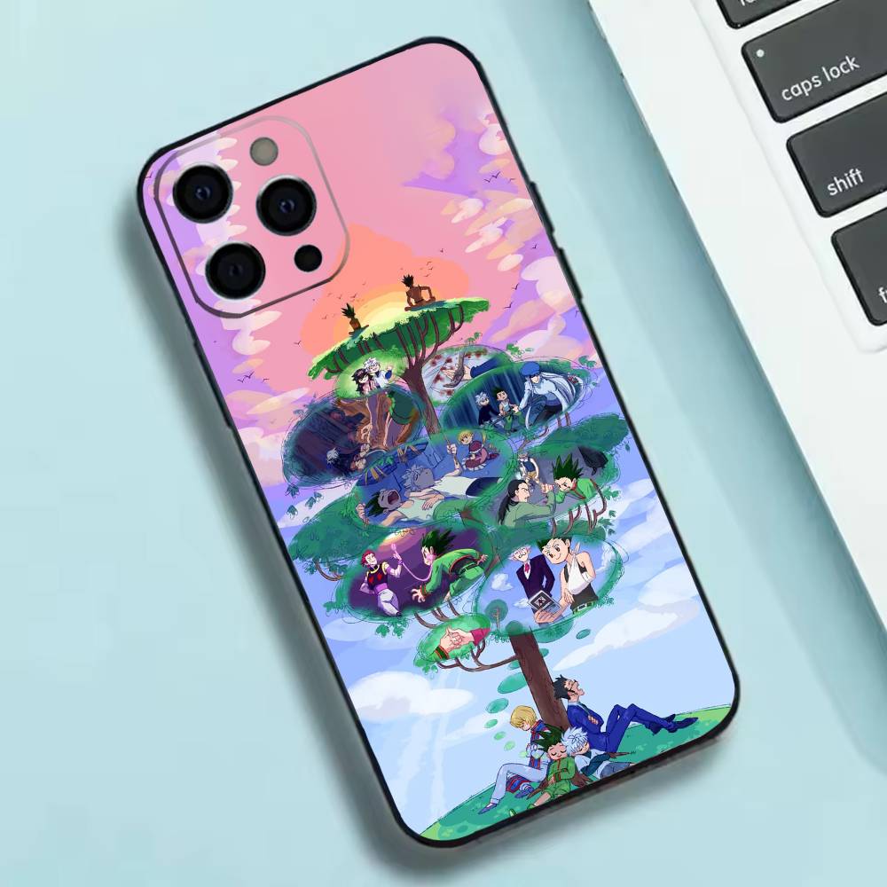 ГОРЯЧИЙ Аниме H-Hunter x Hunter Чехол для телефона Силиконовый Мягкий Для IPhone 17 16 15 14 13 12 11 X XR Plus Pro Max Plus