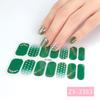 ZX 3D Waterproof No-Cure Gel Nail Wraps, Full Cover Japanese & Korean Style Spring & Summer Nail Stickers, Nail Patch Films