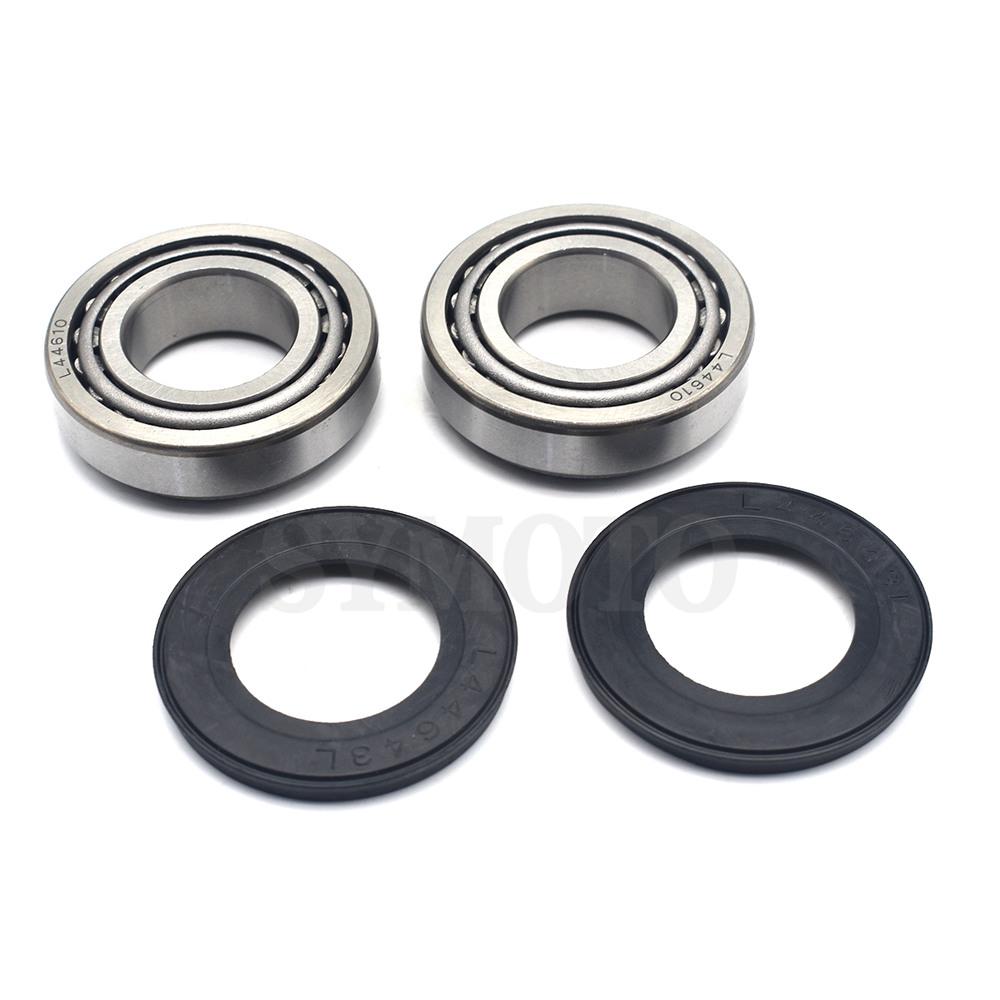 For Harley Touring Sportster 883 1200 XL Dyna Softail ALL 25x50mm Motorcycle Bearing CONE L44643 Steering Head Bearing With Seal