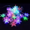 Home Outdoor Holiday Christmas Decorative Wedding String Fairy Curtain Garlands Strip Party Lights(19 Snowflake String)